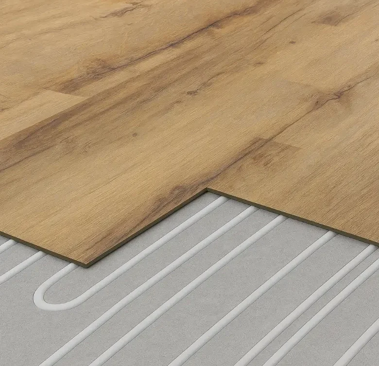 Vloer op vloerverwarming